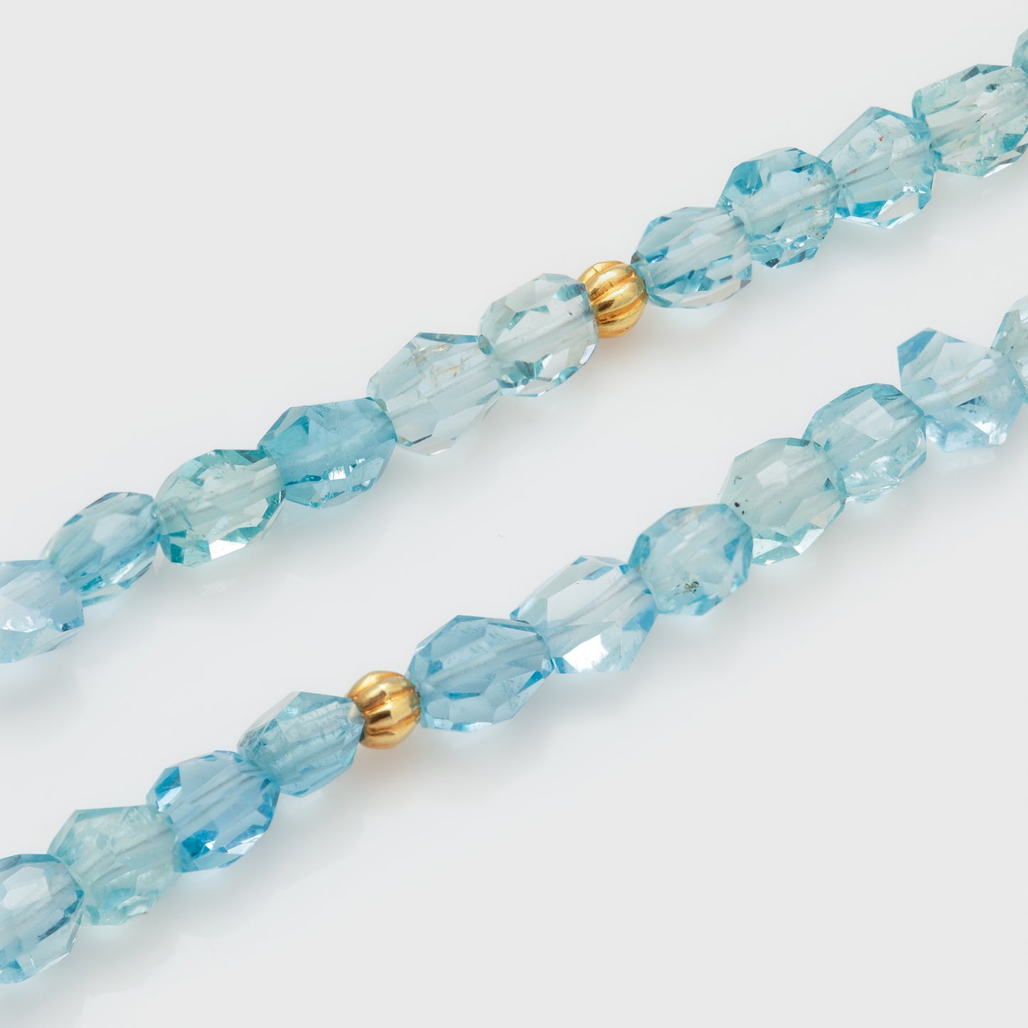 Aquamarine & Gold Necklace