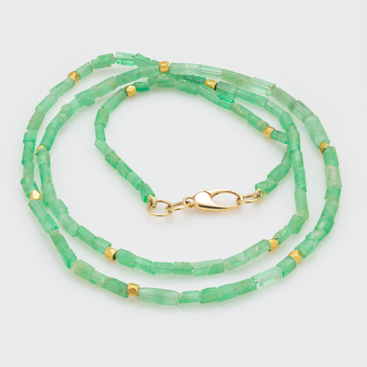 Emerald Bead Necklace