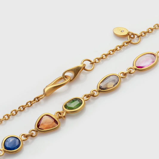 Multicolor Sapphire Necklace