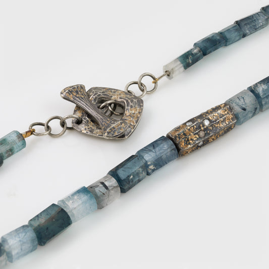 Actinolite in Quartz Necklace