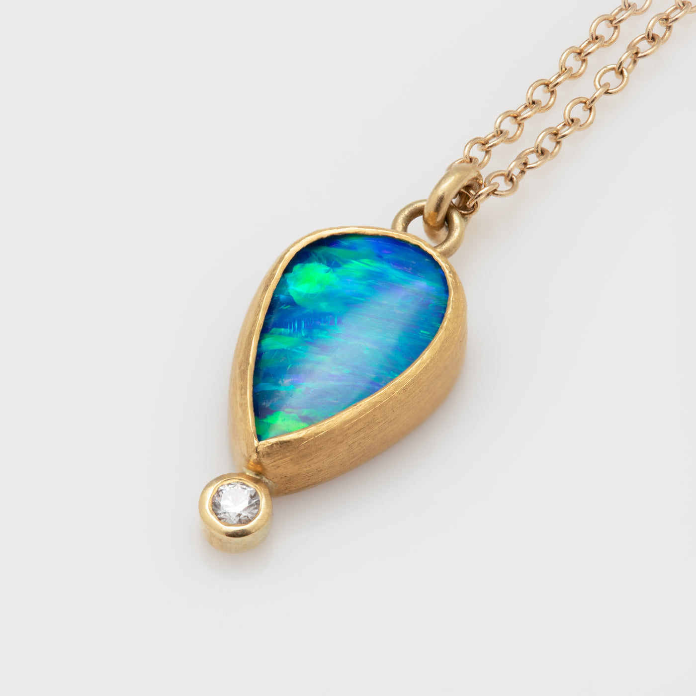 Vibrant Opal Necklace