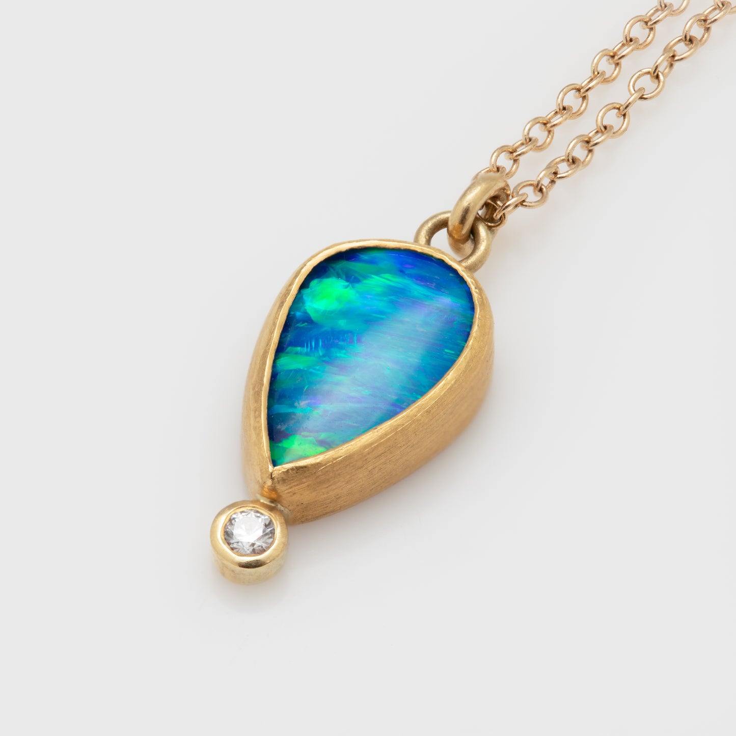 Vibrant Opal Necklace