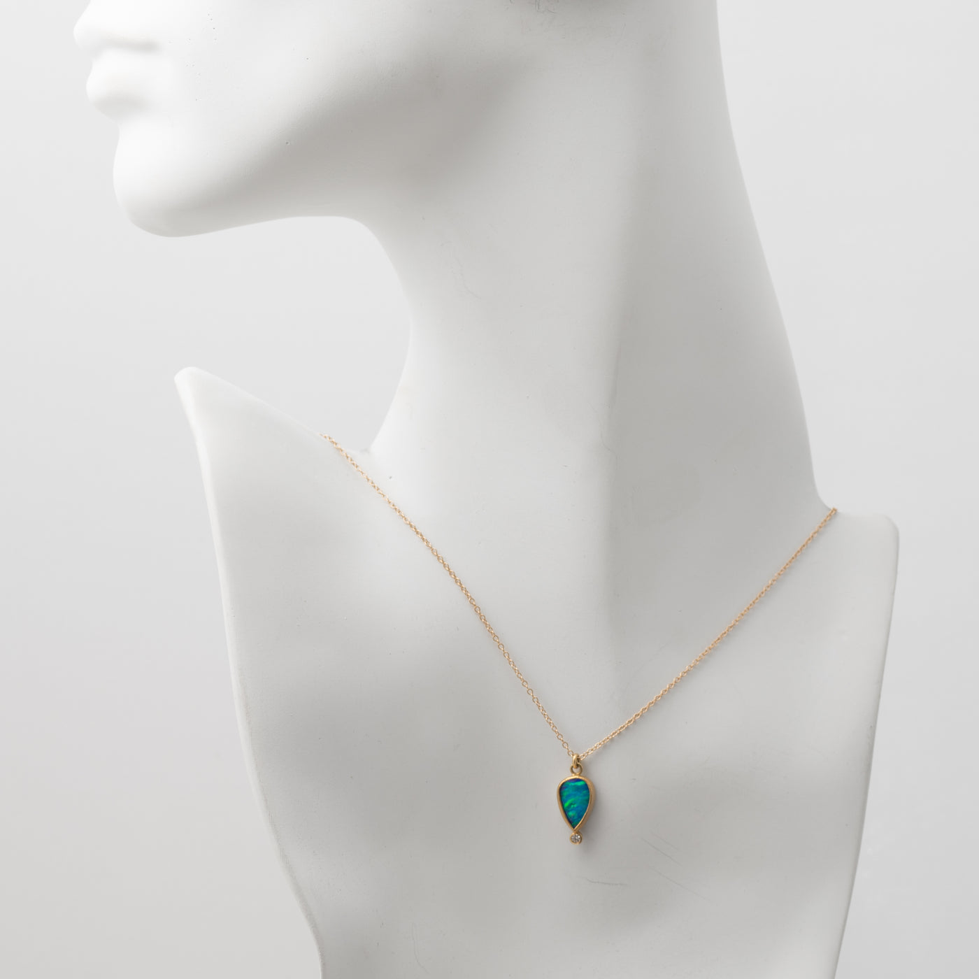 Vibrant Opal Necklace