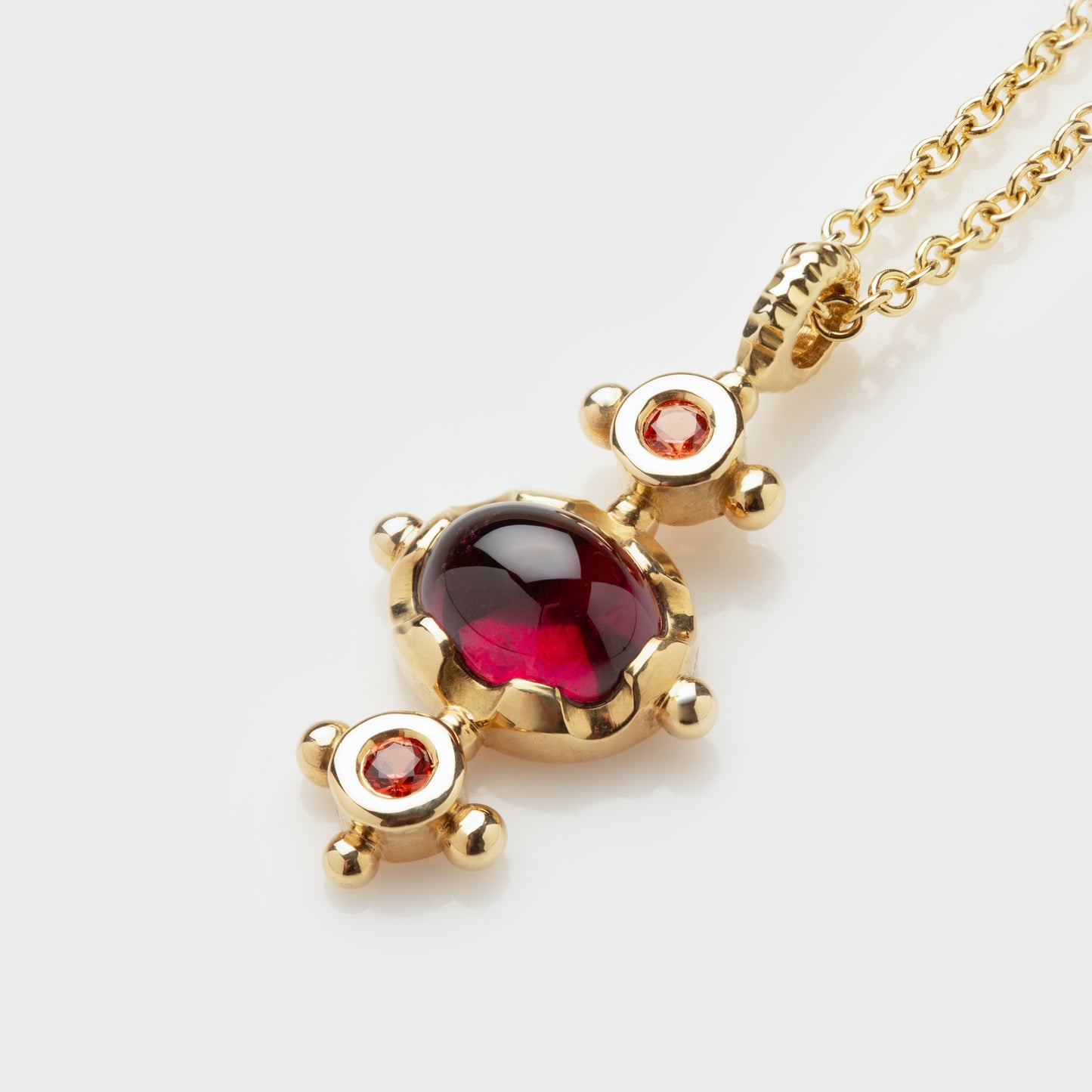 Cardinal Berry Trio -Necklace