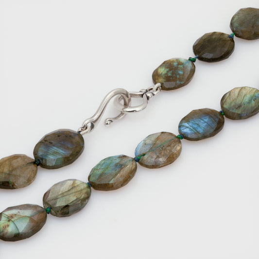 Knotted Labradorite Necklace