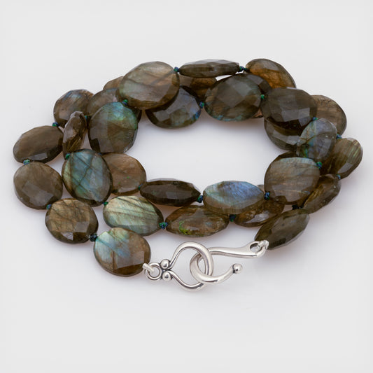Knotted Labradorite Necklace