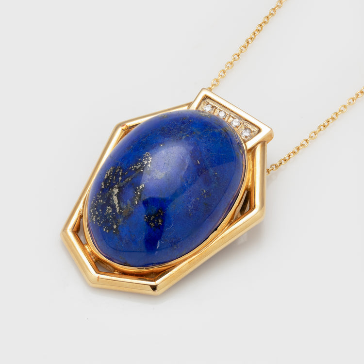 Vintage Lapis Lazuli Necklace