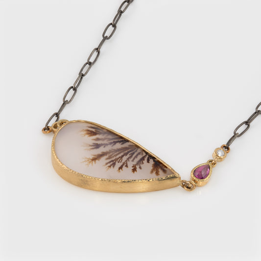 Dendritic Agate Necklace