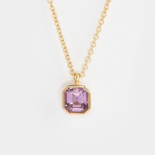 Pink Sapphire “Candy Drop” Necklace