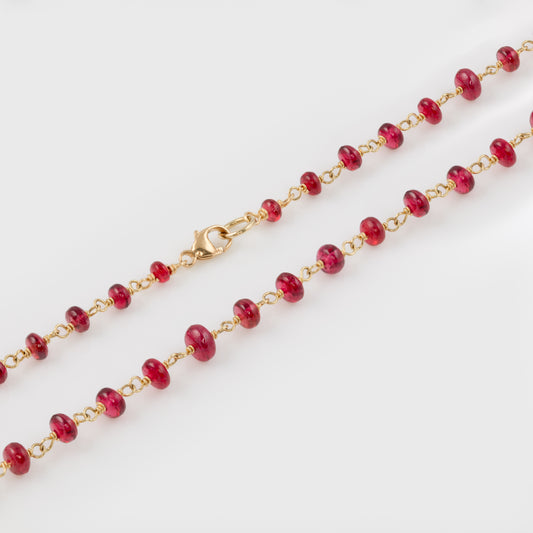 Red Spinel Necklace