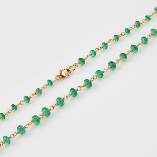 Emerald Bead Necklace