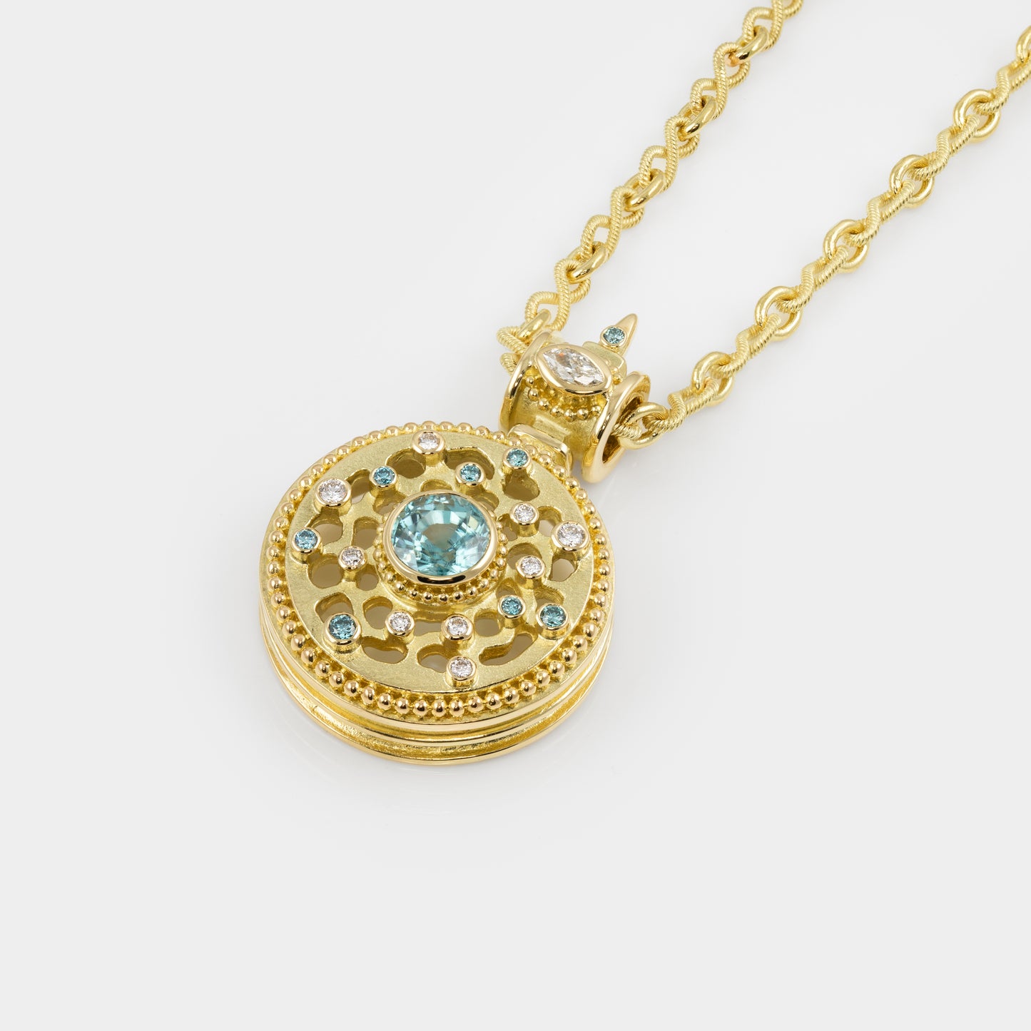 Clock Tower Necklace
