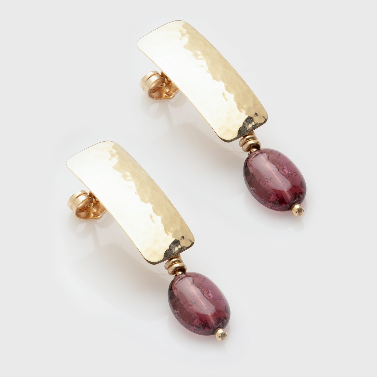 Pink Tourmaline Earrings