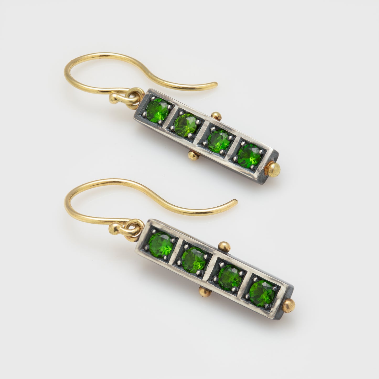 Chrome Diopside Earrings