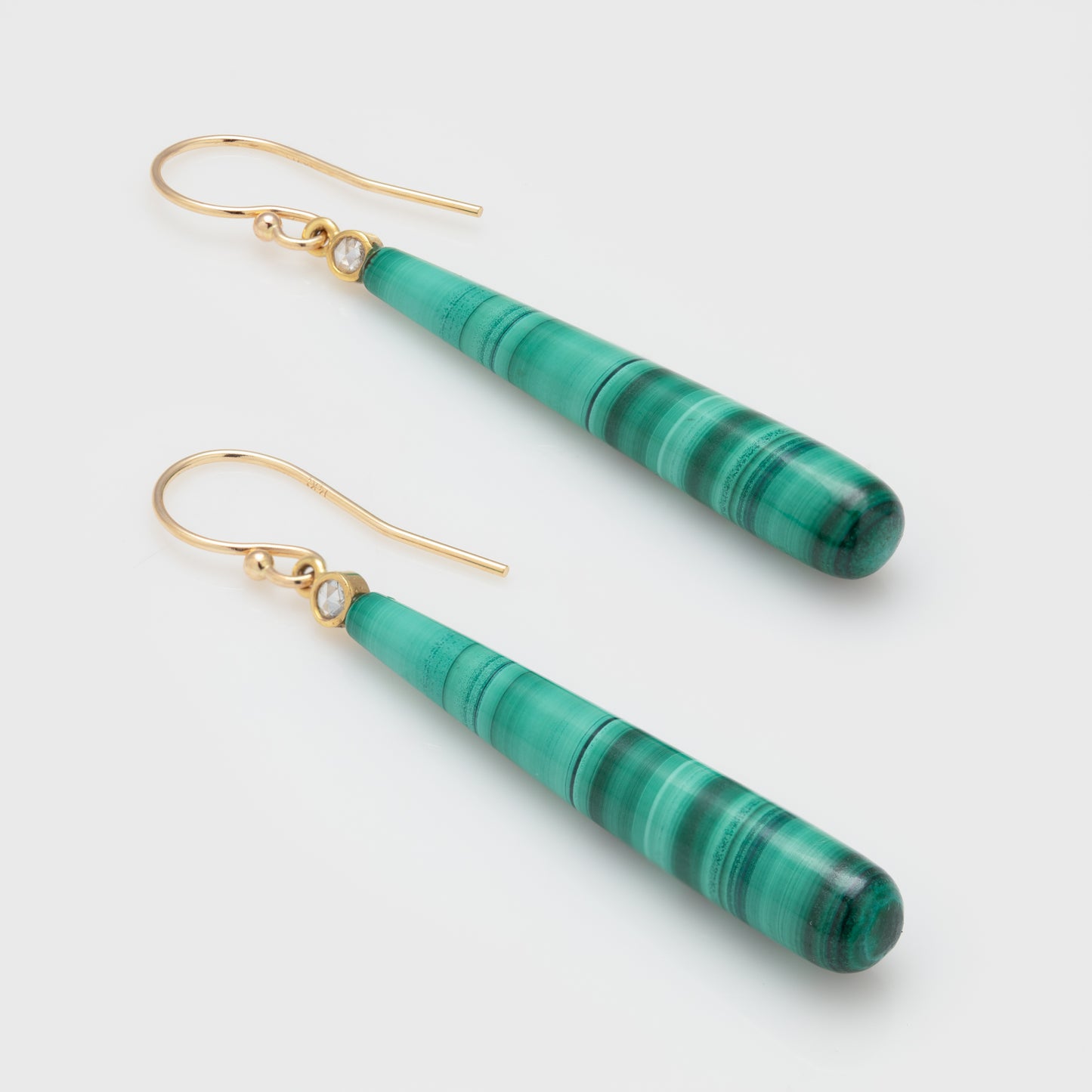 Malachite Drop Earrings