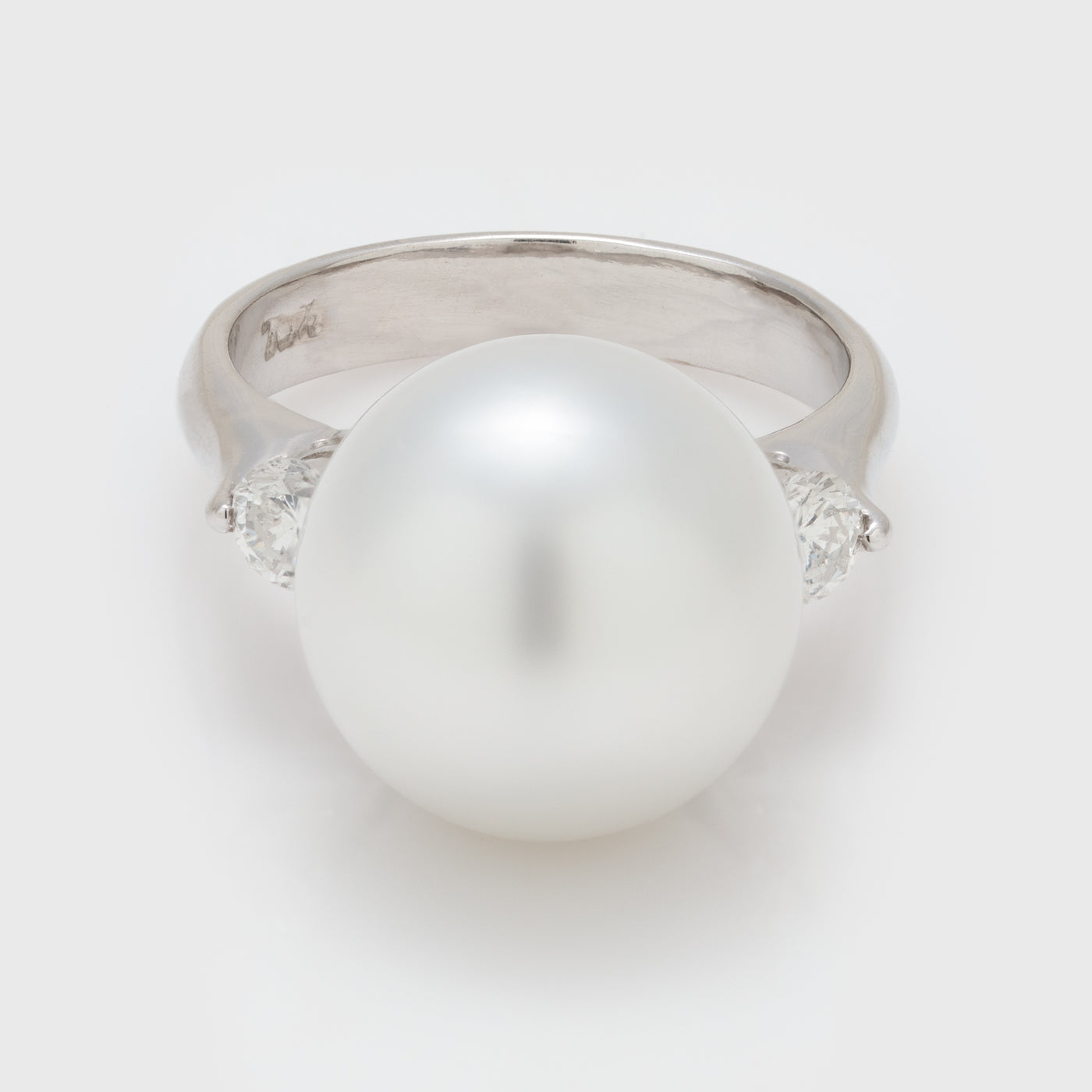 South Sea Pearl Diamond Ring