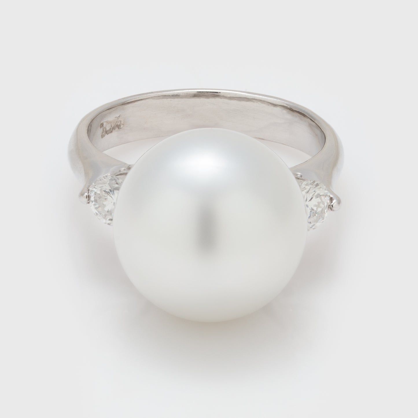 South Sea Pearl Diamond Ring