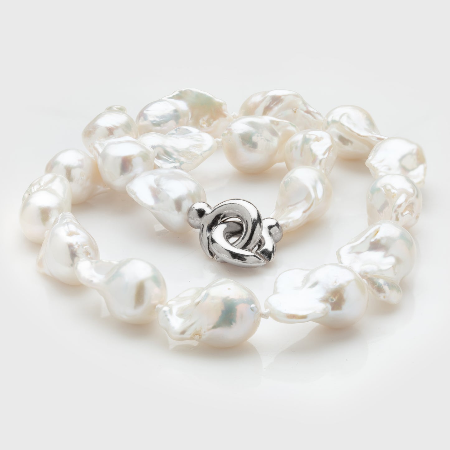 Baroque White Freshwater Pearl Necklace