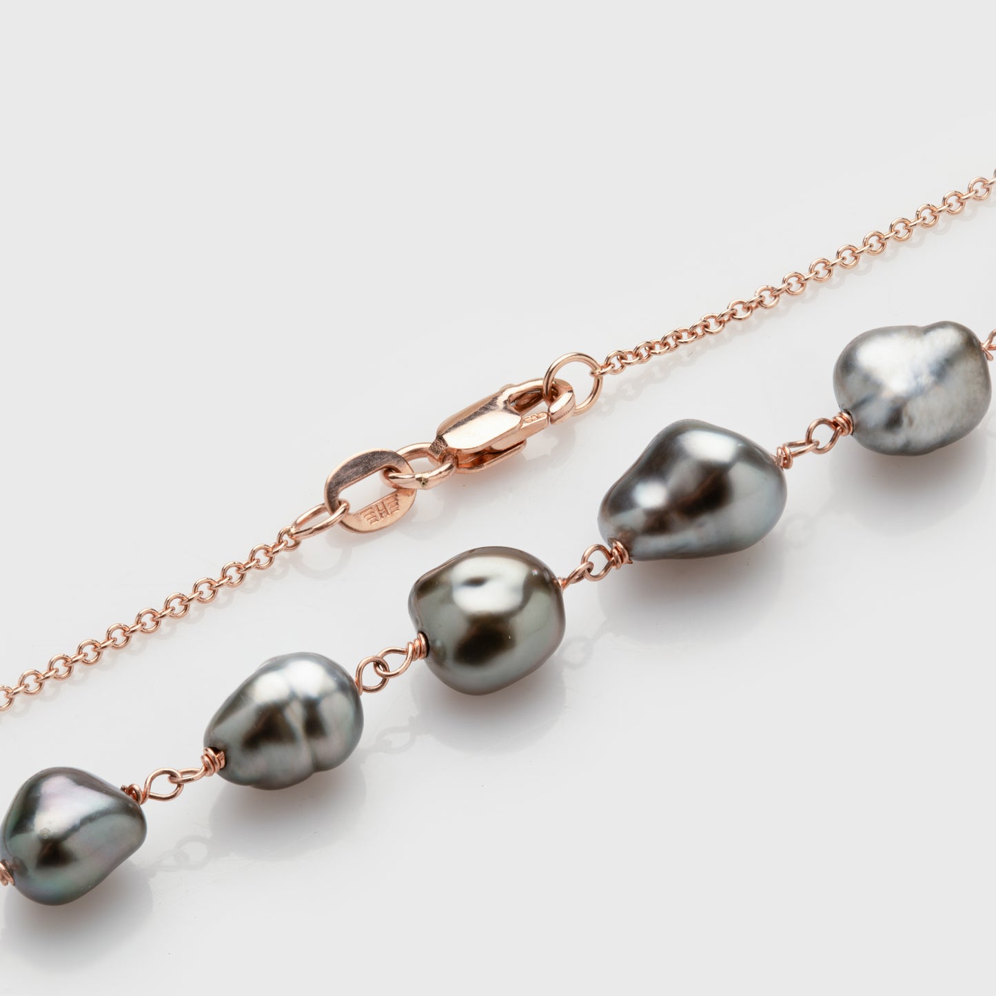 Black Tahitian Keishi Pearl Necklace