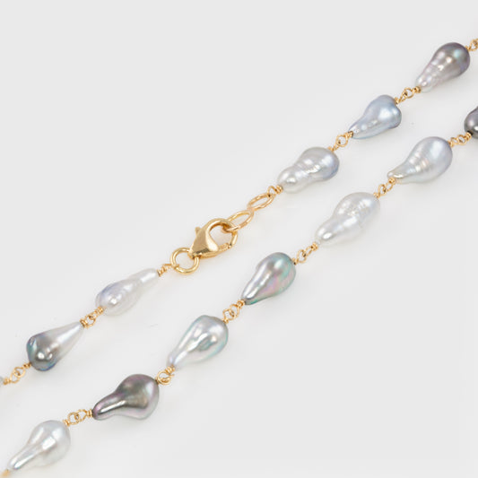 Keshi Baroque Pearl Necklace