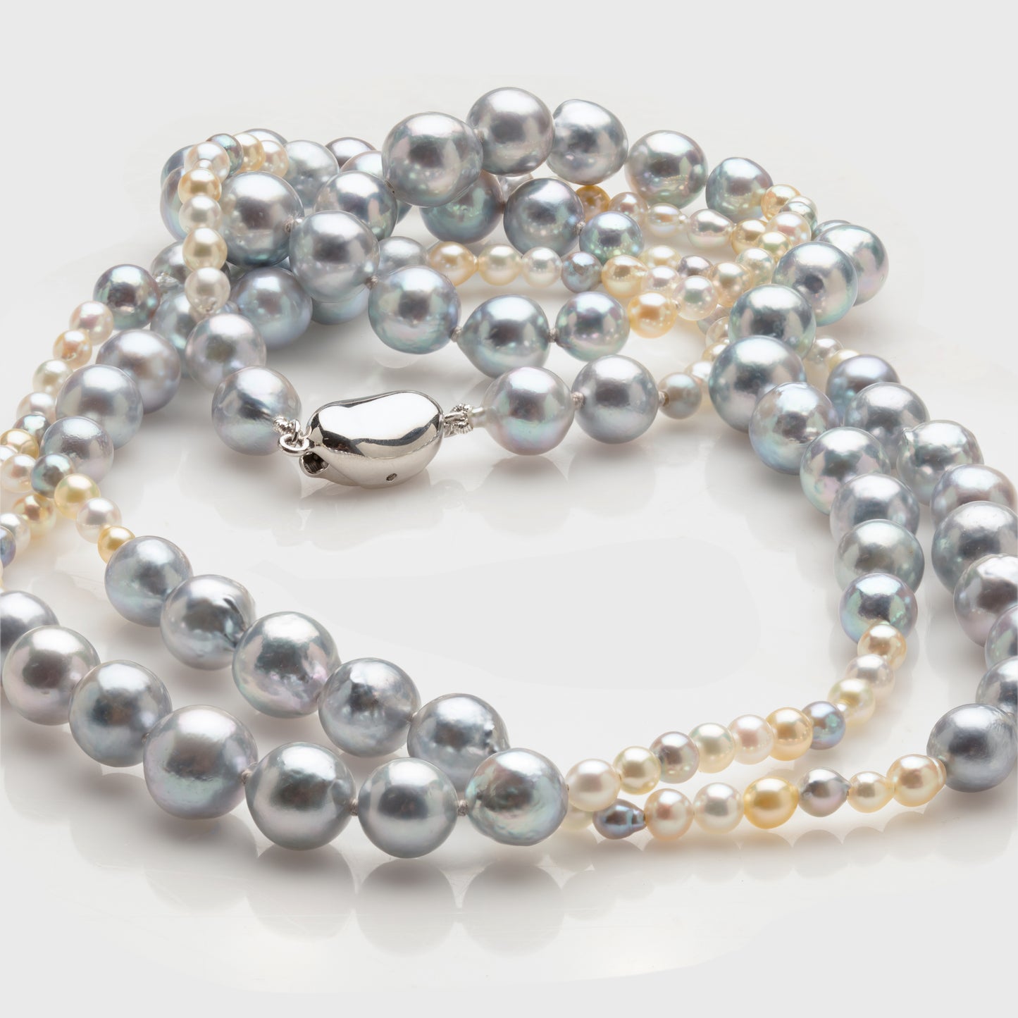 Multicolor Akoya Pearl Necklace