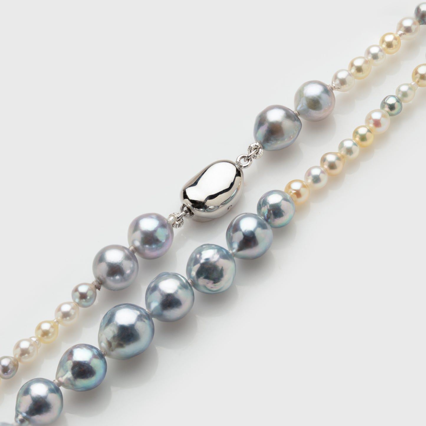 Multicolor Akoya Pearl Necklace