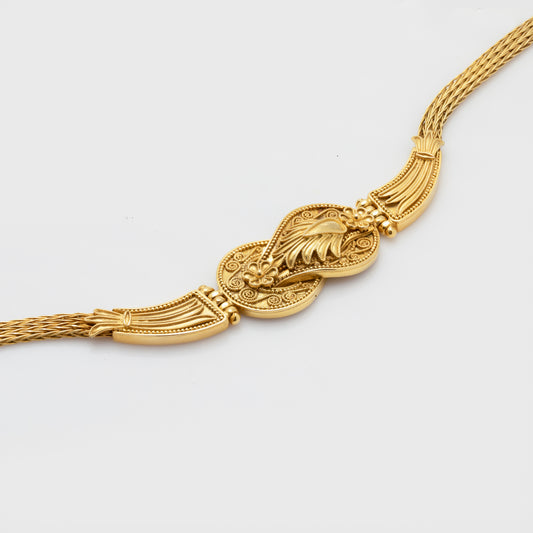 Floral & Filigree design necklace