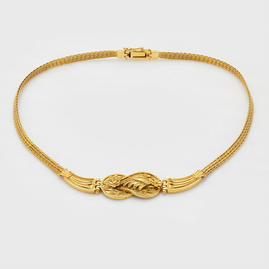 Floral & Filigree design necklace