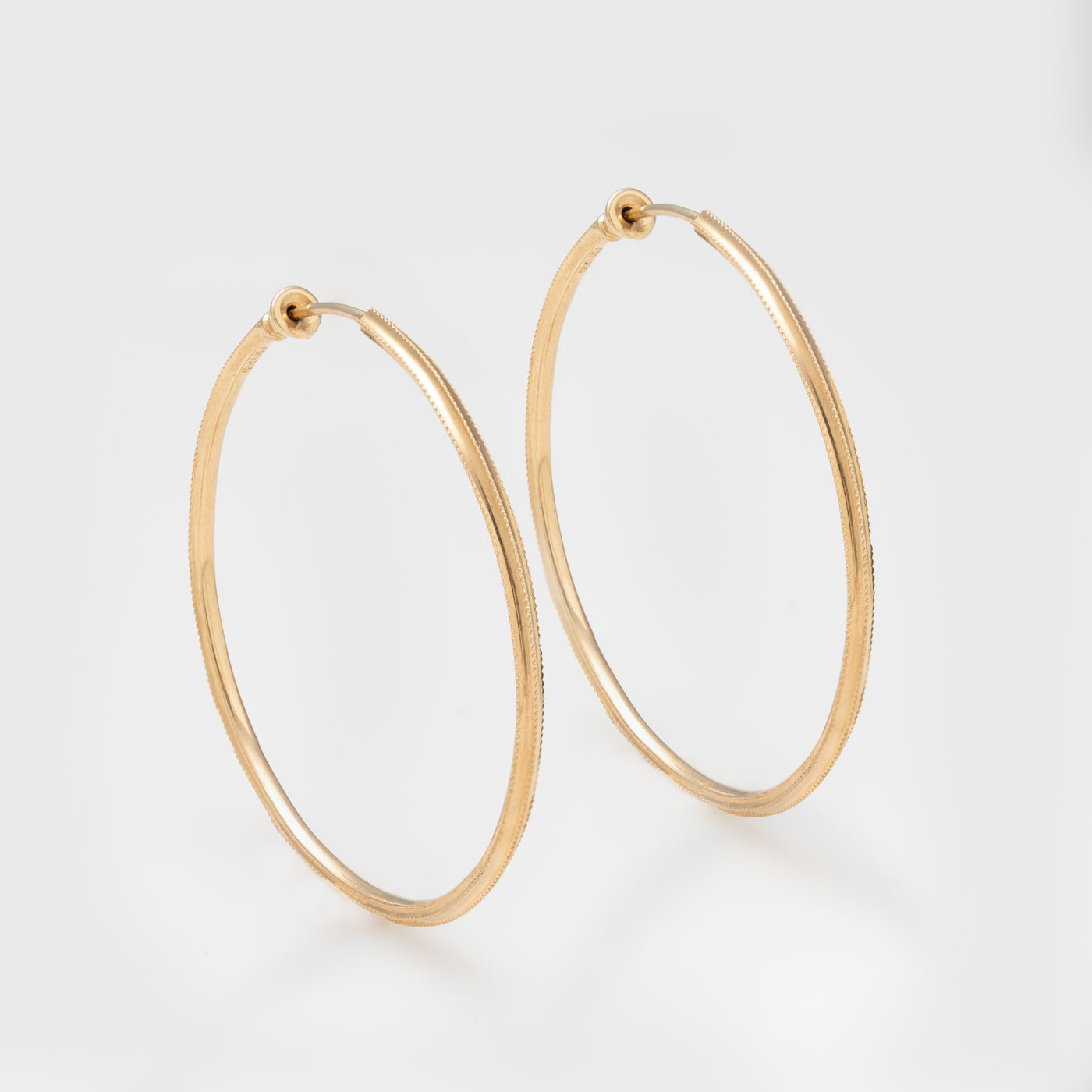 Star Infinity Gold Hoops