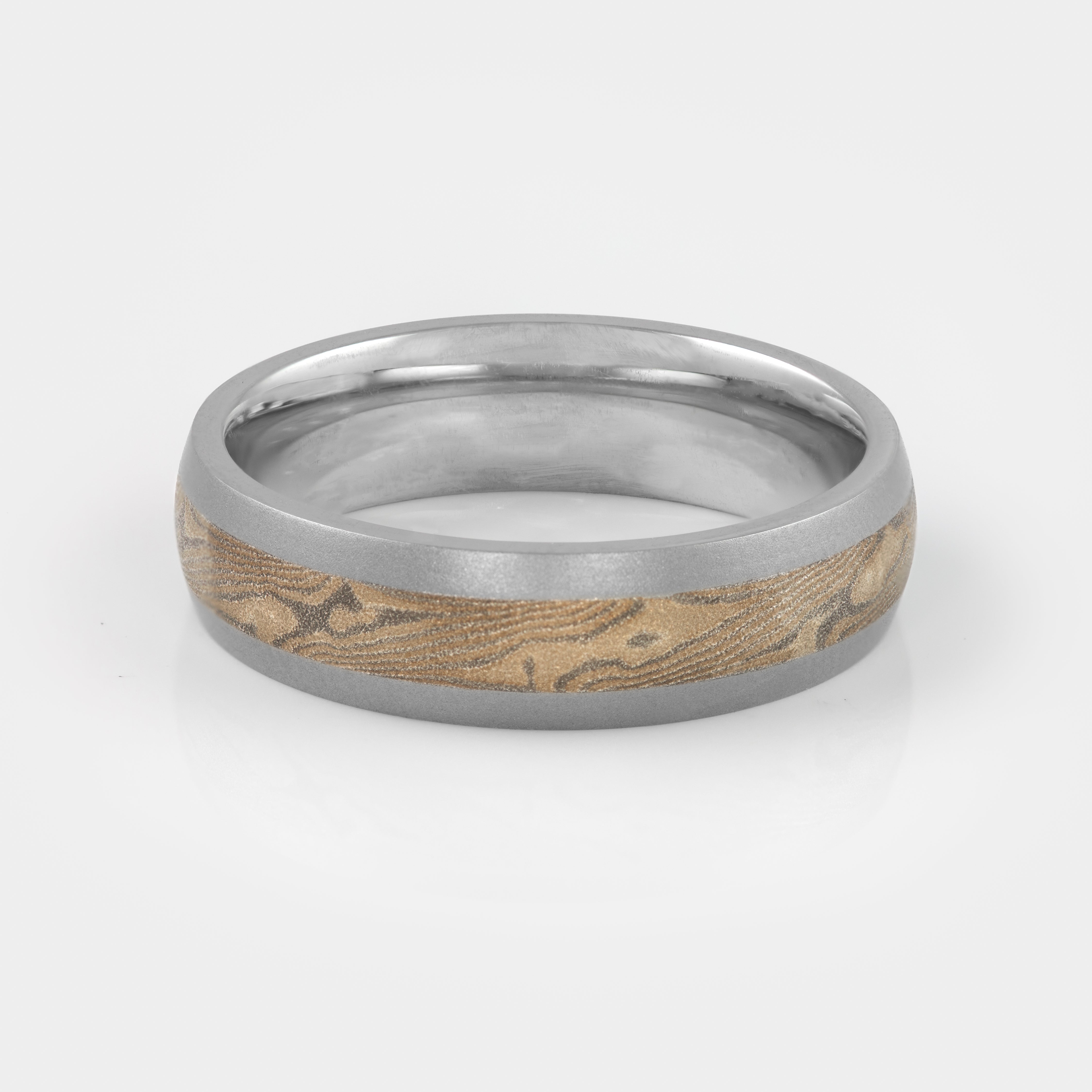 Cobalt Chrome Mokume Gane Band