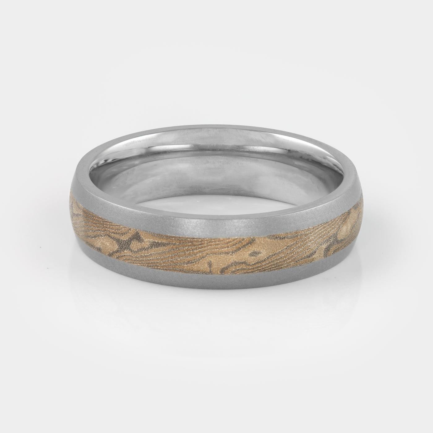 Cobalt Chrome Mokume Gane Band
