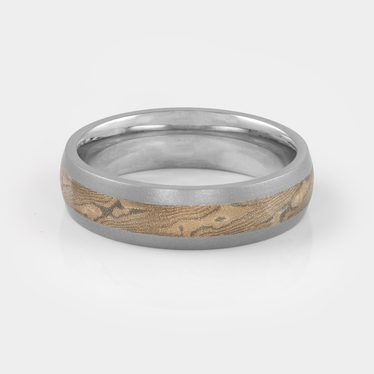 Cobalt Chrome Mokume Gane Band