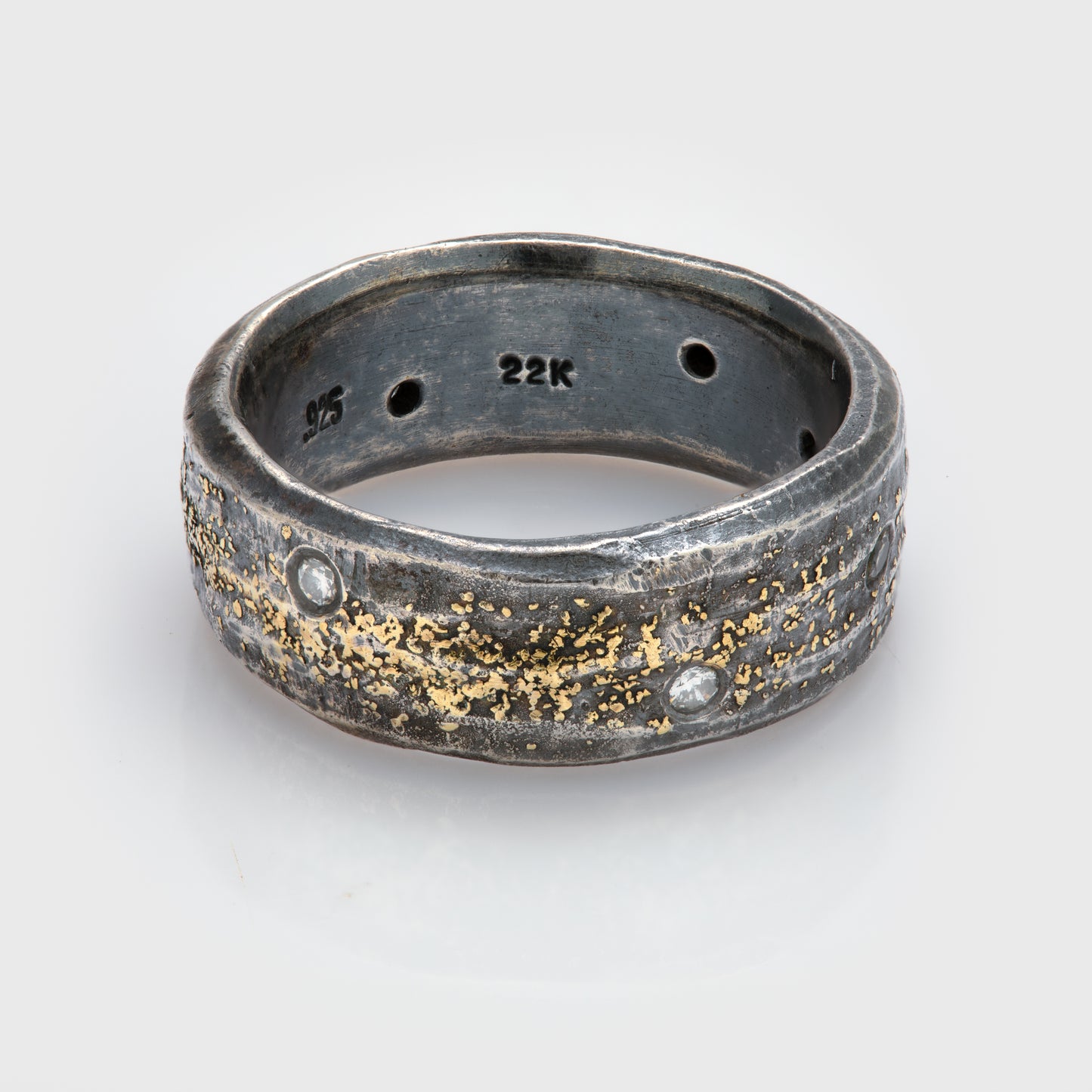 Gold Dust Diamond Ring