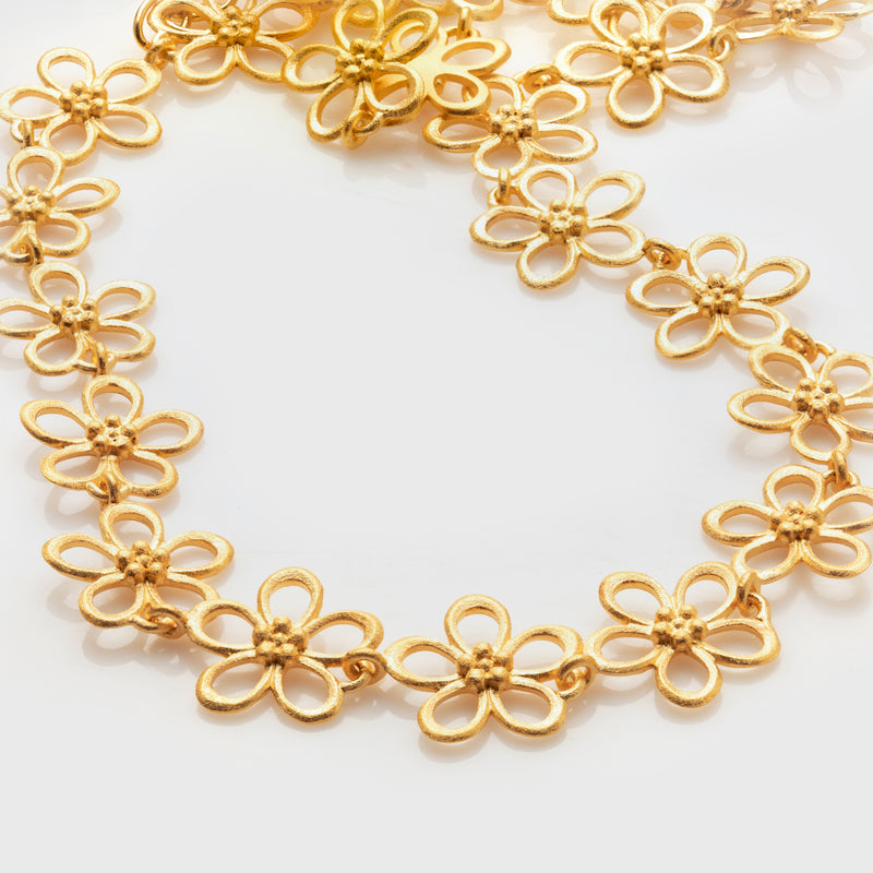 "Cerosa" Flower necklace