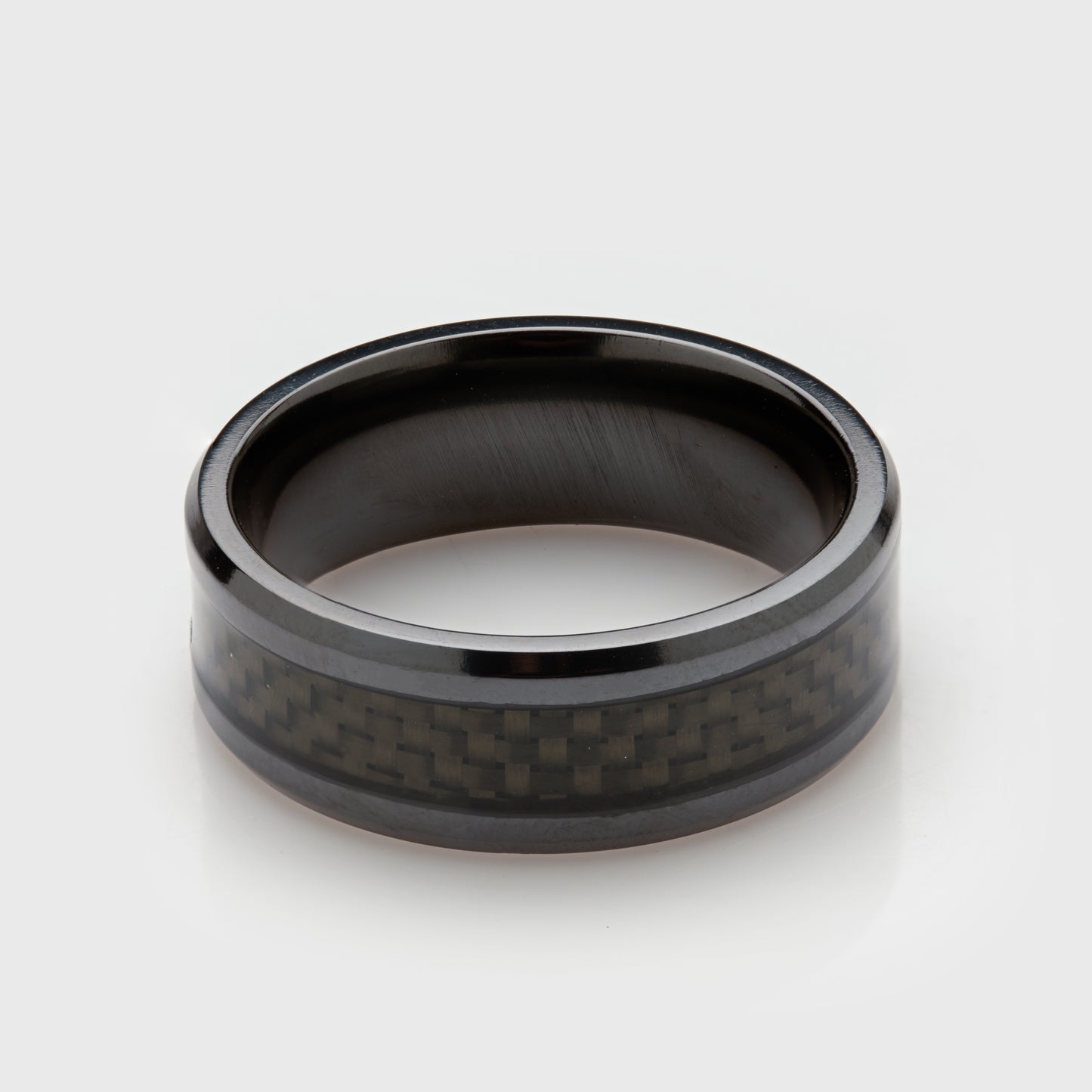 Titanium Checkerboard Band