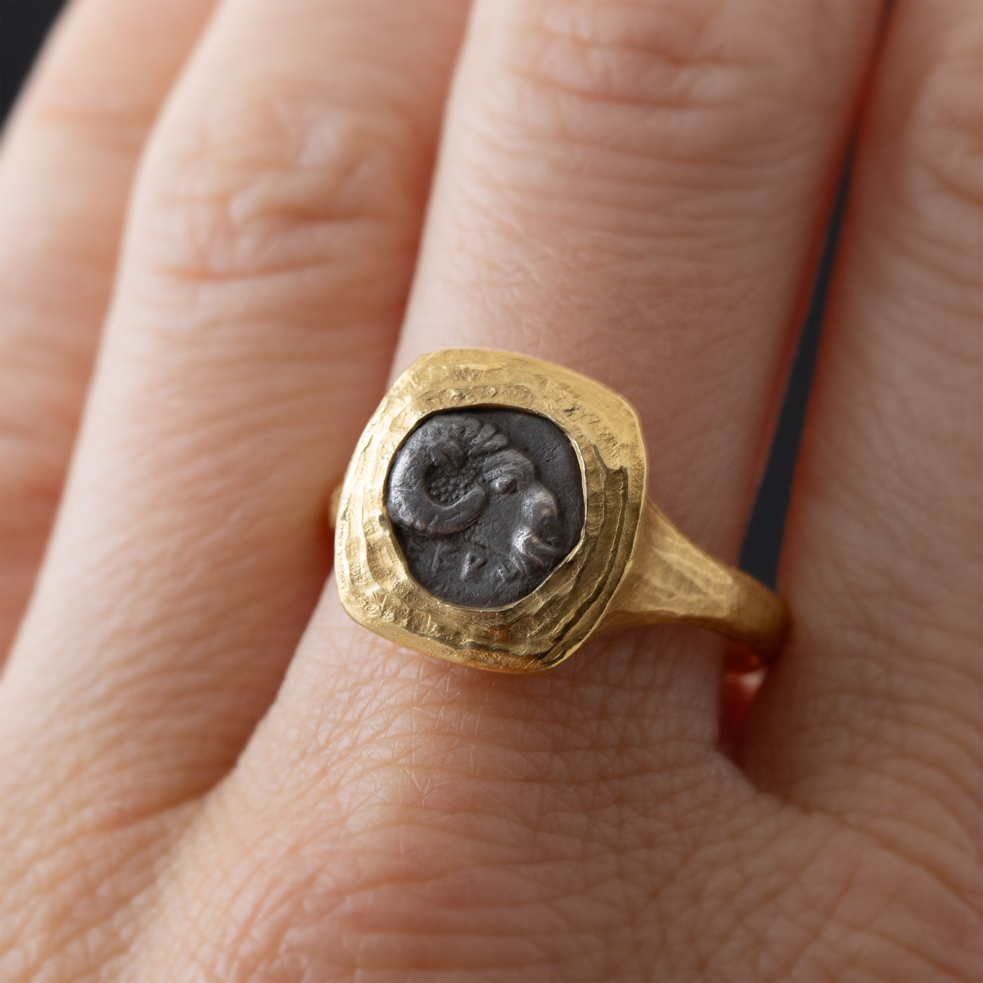 Ancient Troas Coin Ring