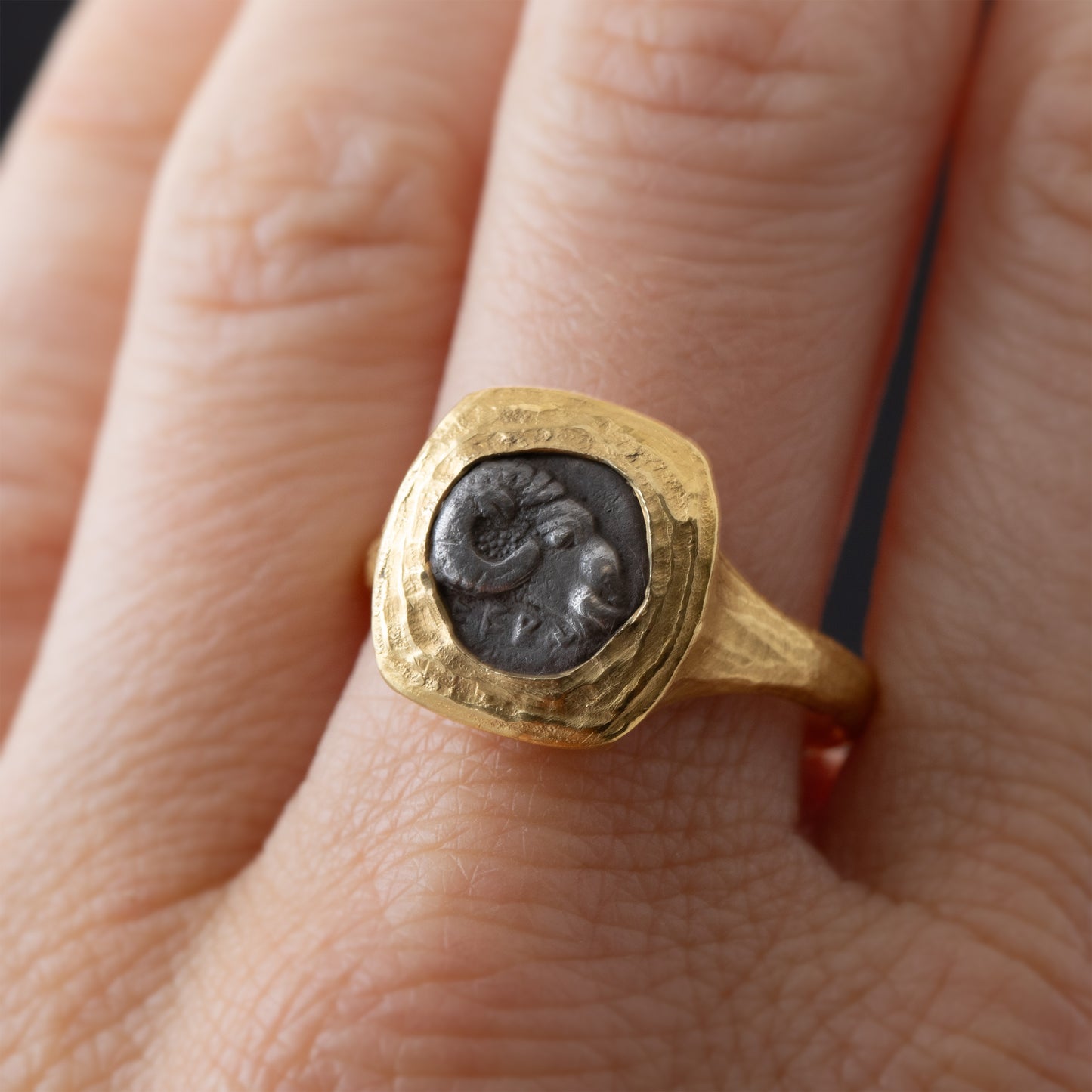 Ancient Troas Coin Ring