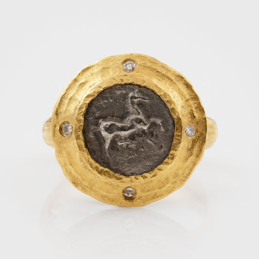 Ancient Obol Coin Ring