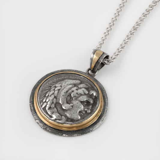 AR Tetradrachm Coin Necklace