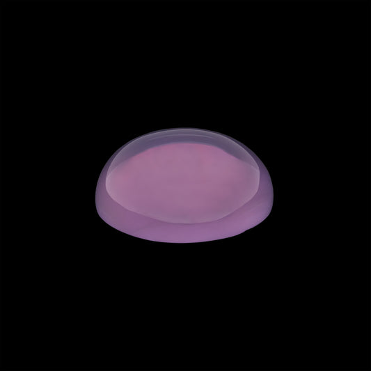 Purple calcedony on a black background