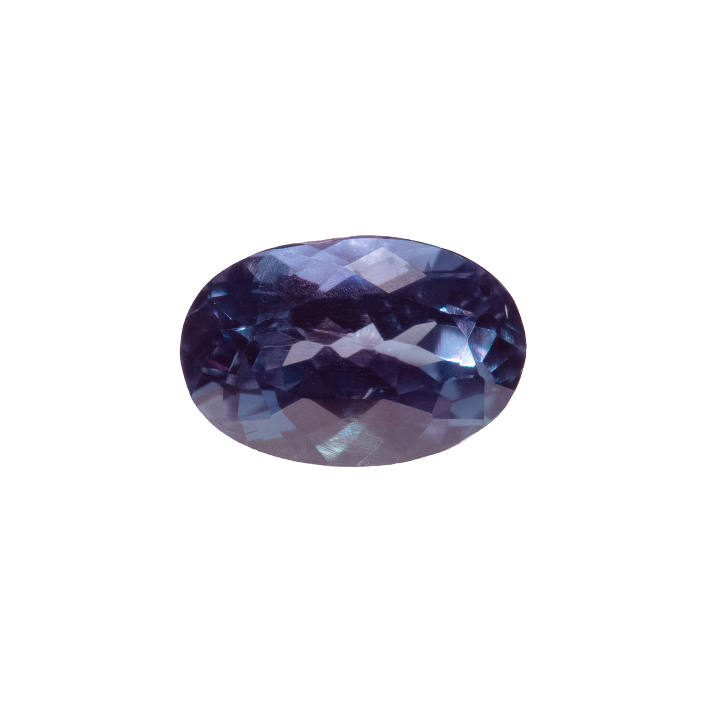Oval Faceted Blue Green Alexandrite, 0.69ct