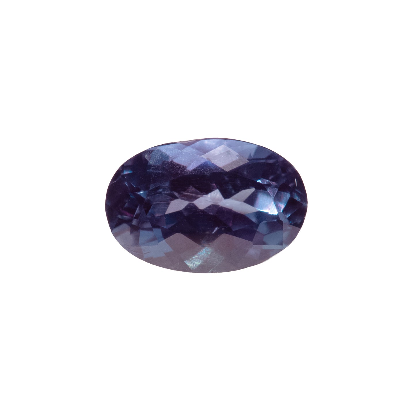Oval Faceted Blue Green Alexandrite, 0.69ct