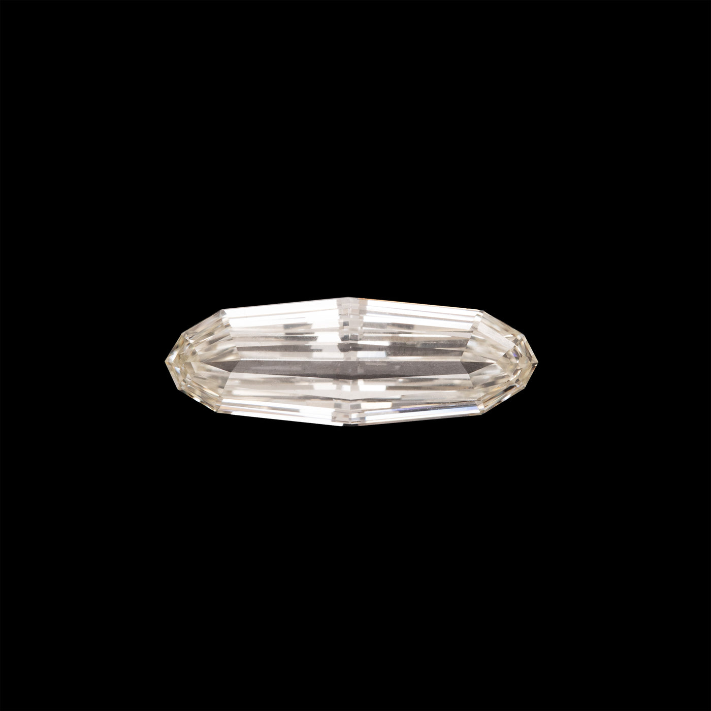 Diamond on a black background