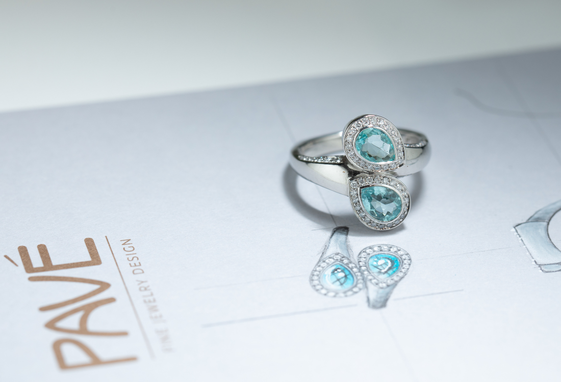 Pave costume jewellery on sale