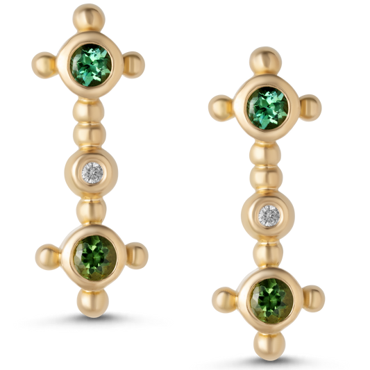 Scepter Cardinal Long Studs