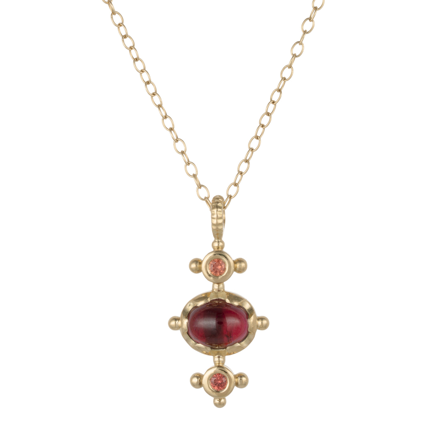 Cardinal Berry Trio -Necklace