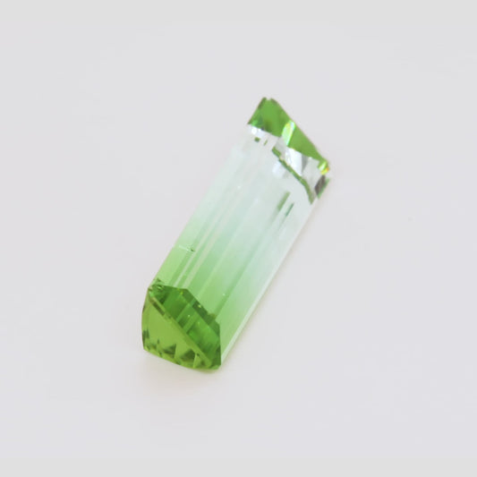 Emerald Cut Bicolor Blue-Green Tourmaline, 3.58ct