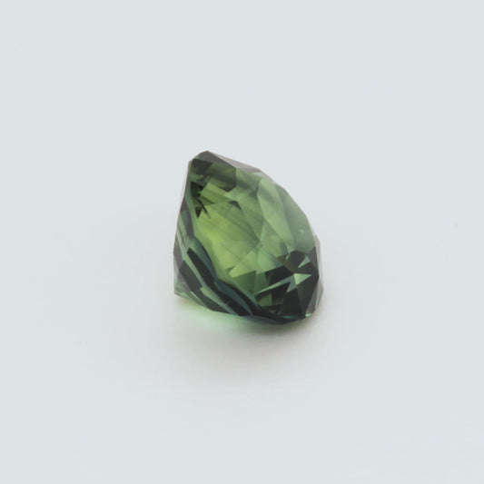 Round Faceted Green Sapphire, 2.63ct