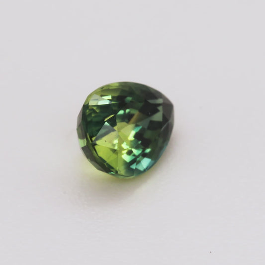 Pear Faceted Green Sapphire, 0.96ct