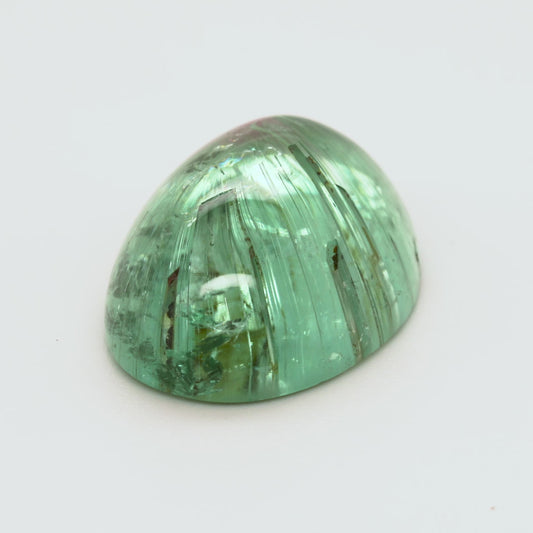 Oval Cabochon Green Tourmaline, 33.92ct